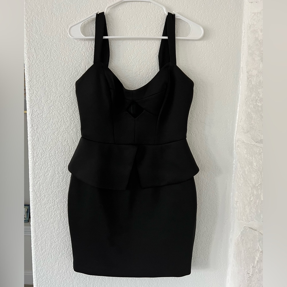 Black cocktail dress